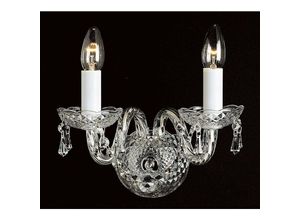 5056013660767 - Impex Lighting - Impex Modra Kristallbesetzte Wandkerzen-Wandlampe