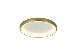 5213010011699 - Larissa Lighting - Kapedes led Deckenleuchte 60W 3000K Aluminium Gold gebürstet Matt