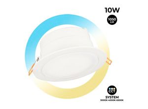 8031874248757 - Runde wasserdichte Downlight CCT Teresa 160 10W IP55 Farbe Weiß - Weiß