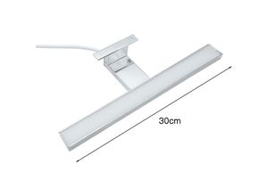 7387262331350 - Skecten - led Badezimmerspiegellampe led Bad SpiegelleuchteKlemme Badezimmerleuchte Farbtemperatur 4200K30×3×4cm5W