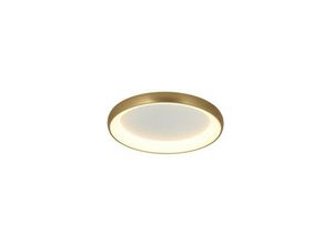 5213010011538 - Larissa Lighting - Kampos LED-Deckenleuchte 30W 3000K Aluminium Gold gebürstet Matt