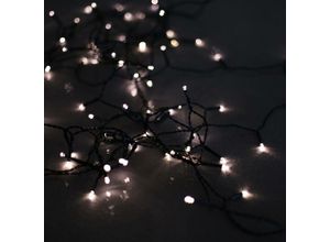 3760287180556 - Solar-Weihnachtslichterketten für draußen 15 m lang 150 warmweiße LEDs 8 Einstellungen - Warmweiß