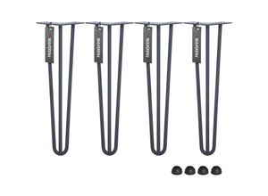 4064755177116 - Tischbeine aus Metall Möbelfüße Schreibtischbeine Metallfüße Perfekt für Zu Hause und Büro Esstischbeine HLT-13A-100-7016 - Holzbrink 4064755177116 - Tischbeine aus Metall Möbelfüße Schreibtischbeine Metallfüße Perfekt für Zu Hause und Büro Esstischbeine HLT-13A-100-7016 - Holzbrink