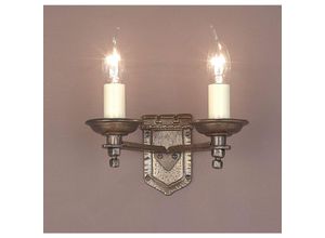 5056013662303 - Impex Lighting - Impex Tudor Leichte Bronze-Kerzen-Wandlampe