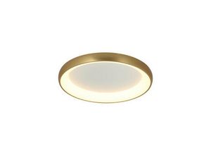 5213010011613 - Larissa Lighting - Kantou LED-Deckenleuchte 50W 3000K Aluminium Gold gebürstet Matt