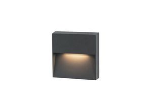 5213010012085 - Larissa Lighting - Vetren Außenleuchte Wandleuchte 6W led 3000K Dunkelgrau IP65