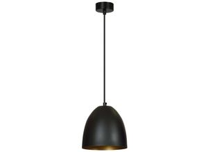 5901738890824 - Emibig Lighting - Emibig lenox Schwarz Gold Dome Pendelleuchte 1x E27