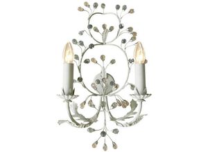 5414552667980 - Linea Verdace Lighting - Linea Verdace Natello 2-flammige Kerzen-Wandleuchte Beige-Grau 5414552667980 - Linea Verdace Lighting - Linea Verdace Natello 2-flammige Kerzen-Wandleuchte Beige-Grau