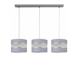 5902349226941 - Helam Lighting - Helam helen Straight Bar Pendelleuchte Grau Silber 65cm