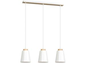 5901738892477 - Emibig Lighting - Emibig bolero Weiße Stab-Pendel-Deckenleuchte 3x E27