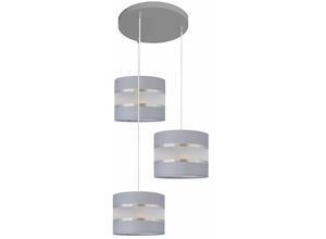 5902349227832 - Helam Lighting - Helam helen Strahler Cluster Grau Silber 35cm