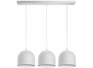 5902349202303 - Helam Lighting - Helam madison Gerade Stab-Pendel-Deckenleuchte Weiß 70cm