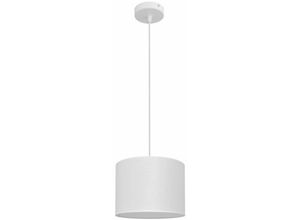 5902349230092 - Helam Lighting - Helam alba Zylindrische Pendelleuchte Weiß 20cm