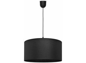 5902349225999 - Helam Lighting - Helam alba Zylindrische Pendel-Deckenleuchte Schwarz 40cm