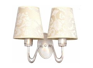 5902349216683 - Helam Lighting - Helam malbo Kerzenwandleuchte Weiß Gold 32cm