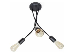 5902349221021 - Helam Lighting - Helam harvard Halbbündige Deckenleuchte mit mehreren Armen Schwarz 36cm