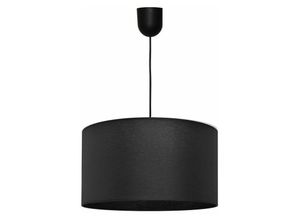 5902349226248 - Helam Lighting - Helam alba Zylindrische Pendel-Deckenleuchte Schwarz 45cm