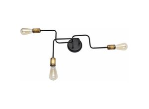 5902349220291 - Helam Lighting - Helam tube Halbbündige Deckenleuchte mit mehreren Armen Schwarz Patina 66cm