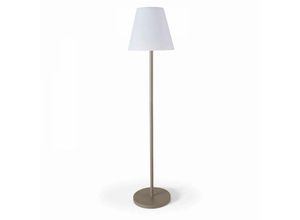 Image of 150 cm LED-Stehleuchte Taupe - Weiß