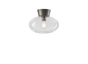 7391534277888 - Bullo - 1 Light Flush Globe Deckenleuchte Oxide Grey E27 - Belid