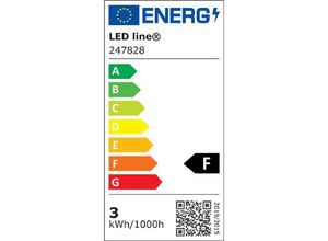 4251678466735 - Ledline - 10x led Line GU10 3W led Leuchtmittel 36° smd 4000K Neutralweiß 273 Lumen Spot Strahler Glass Einbauleuchte Energiesparlampe Glühlampe