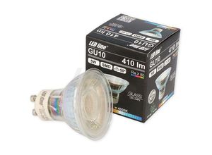 4251678466650 - Ledline - 10x led Line GU10 5W led Leuchtmittel 50° smd 4000K Neutralweiß 410 Lumen Spot Strahler Einbauleuchte Energiesparlampe Glühlampe