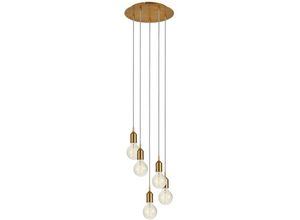 7330024599116 - Markslojdlighting - Markslojd bronx Cluster Drop Ceiling Pendant 5 Light Round Bronze