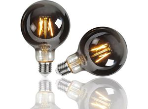 0793179592970 - Edison Vintage GlühbirneG95 E27 4W LED Glühbirne Vintage Antike Glühbirne Warmweiß (2700K)  Ideal für Nostalgie und Retro Beleuchtung im Haus Café