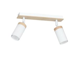 5901738894082 - Emibig Lighting - Emibig elba Weißer Doppel-Deckenstrahler 2x GU10