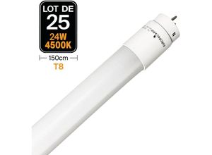 7061114007029 - Europalamp - 25 Tubes Neon led 25W 150cm T8 Blanc Neutre 4500k Gamme Pro