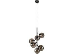 7330024599192 - Markslojd Lighting - Markslojd callisto Deckenpendel Glass Globe 6 Light Black Smoke