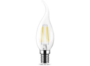 4251424853802 - - led Leuchtmittel | E14 Filament | Flamme | C35T | 4W | 400 Lumen | Birne | Lampe | Leuchte | warmweiß (3000 k) 10 Stück