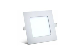 4251678443293 - - 10x 6W led Panel 120 x 120mm Einbaustrahler Spot Einbauleuchte Kaltweiß 350 Lumen Deckenleuchte Eckig