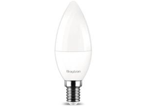 4251424854007 - - led Leuchtmittel | E14 Sockel | C35 | 5 Watt | matt | 400 Lumen | Lampe | Licht | Leuchte | Birne | Kerzenform | kaltweiß 10 Stück