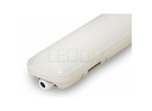 4251678432808 - 36W 120cm LED Feuchtraumleuchte Slim IP65 Wasserdicht Neutralweiß 3000lm Wannenleuchte Leuchte für Außen und Innen