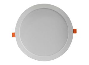 4251678419793 - 24W led Panel faton Einbaustrahler Spot Einbauleuchte Ø223mm Warmweiß 3000K 2400 Lumen Deckenleuchte Deckenlampe Rund - Braytron