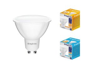 4251424854243 - - led Leuchtmittel | GU10 smd 7W | Abstrahlwinkel 120° | 550 Lumen | Glühbirne | Glühlampe | Stromsparend a+ | warmweiß | 10 Stück