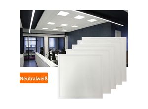 4251424862507 - 62 x 62 cm 40W LED Panel Einbaustrahler Spot Einbauleuchte Neutralweiß 4200K 3400 Lumen Deckenleuchte Eckig