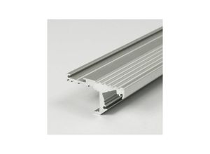 4066676142976 - Proviston - led Aluminiumprofil | 406 x 206 x 2000 mm | Silber Eloxiert | Led-Beleuchtung | Indirekte Beleuchtung | led Leisten | 1 Stück - Silber