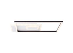 4004353411250 - Iorgo LED Deckenaufbau-Paneel 44x44cm schwarz weiß Metall Kunststoff 1x LED integriert 40 W  (Lichtstrom 4300lm Lichtfarbe 3000K)