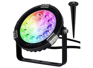 4251810844131 - Mi-light - Mi Light MiBoxer FUTC02 LED-Gartenscheinwerfer mit Spike 9W 700 Lumen rgb + cct IP66 24 GHz Strahler Leuchtmittel