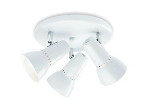 5036797136344 - Firstlight Products - Firstlight Lynx - 3 Light Flush Light White