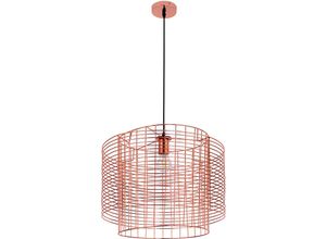 5056667056275 - Privatefloor - Retro-Deckenlampe - Design-Pendelleuchte - Lars Roségold - Metall Metall - Roségold