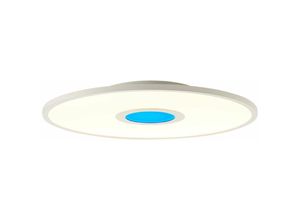 4004353369971 - BRILLIANT Lampe Odella LED Deckenaufbau-Paneel 45cm weiß 1x 24W LED integriert (2940lm 2700-6500K) RGB-Dekolicht für farbenfrohe Akzentbeleuchtung