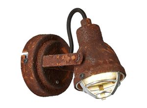 4004353296475 - Lampe Bente Wandspot rostfarbend 1x PAR51 GU10 4W geeignet für Reflektorlampen (nicht enthalten) Kopf schwenkbar - braun - Brilliant