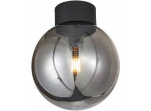 4004353358715 - BRILLIANT Lampe Astro Deckenleuchte 25cm schwarz rauchglas 1x A60 E27 60W geeignet für Normallampen (nicht enthalten) Für LED-Leuchtmittel geeignet