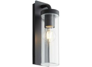 4004353336102 - BRILLIANT Lampe Aosta Außenwandleuchte hängend schwarz matt 1x A60 E27 25W geeignet für Normallampen (nicht enthalten) IP-Schutzart 44 - spritzwassergeschützt