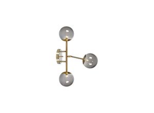 7330024601734 - Markslojdlighting - Markslojd trinity Wall 3 Globe Light Messing Rauch