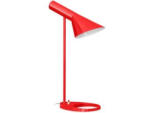 3585304340283 - Privatefloor - Narn Schreibtischlampe - Stahl Rot - Rostfreier Stahl Metall - Rot