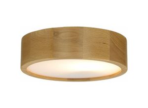 4251334891260 - Licht-erlebnisse - Deckenlampe Wohnzimmer Eiche rund Holz Lampe - Eiche